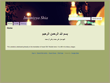 Tablet Screenshot of imamiyya.com